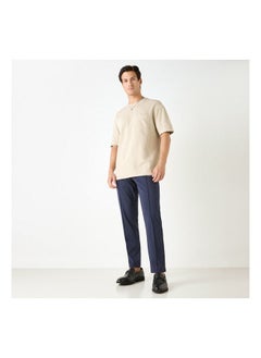 Iconic Textured Crew Neck T-Shirt  - Image 4