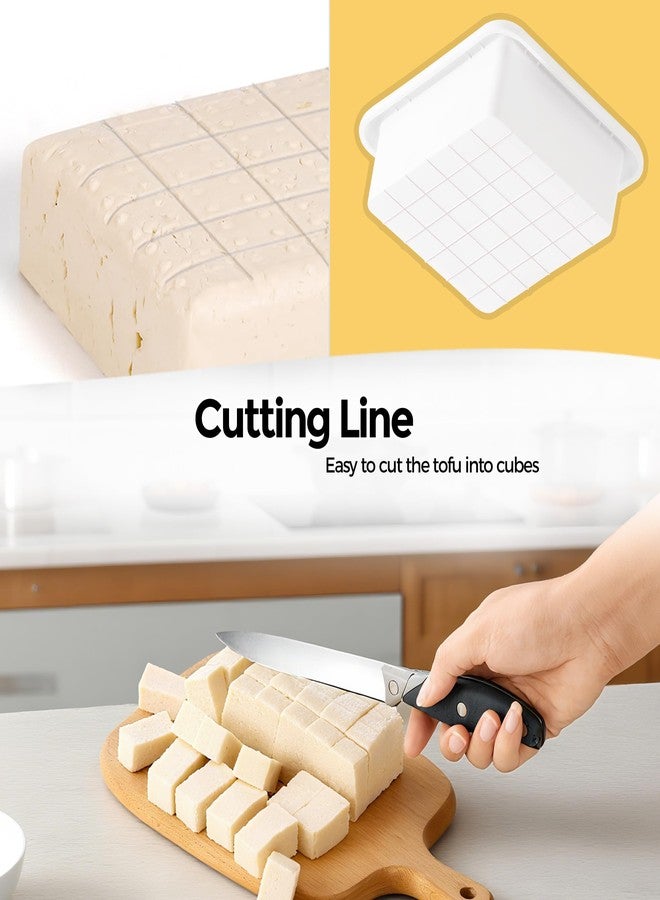 Manba Tofu Press - Tofu Press Dishwasher Safe for Easily Pressing Out Water from Organic Silken Soft Tofu and Extra Firm Tofu - BPA Free - Image 4