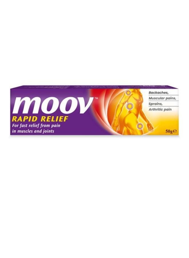 Moov Rapid Relief Ointment Fast Relief Cream For Pain In Muscles And Joints Tube 50g