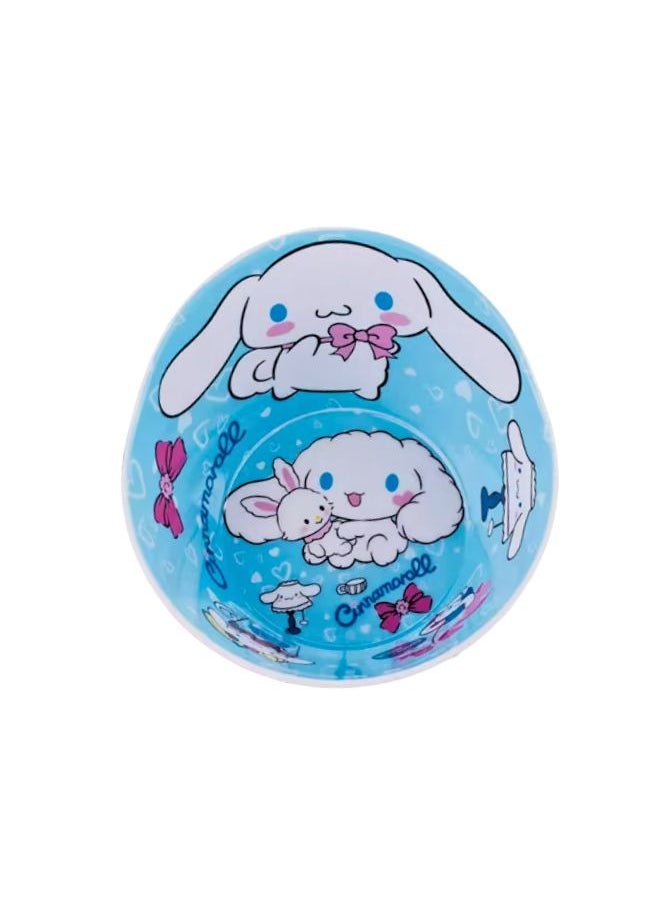 Sanrio Cinnamoroll Cute Bunny Design Bowl, Blue and White, Decorative Dish  - Image 1