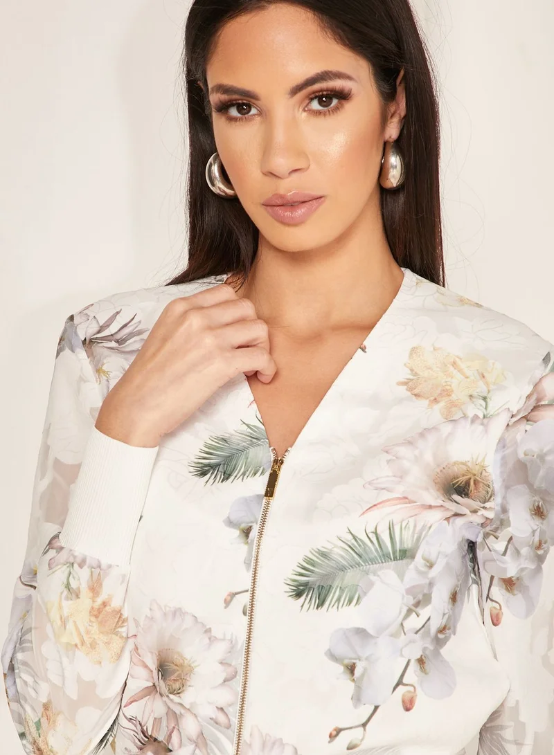 Ted Baker Printed Bomber Jacket