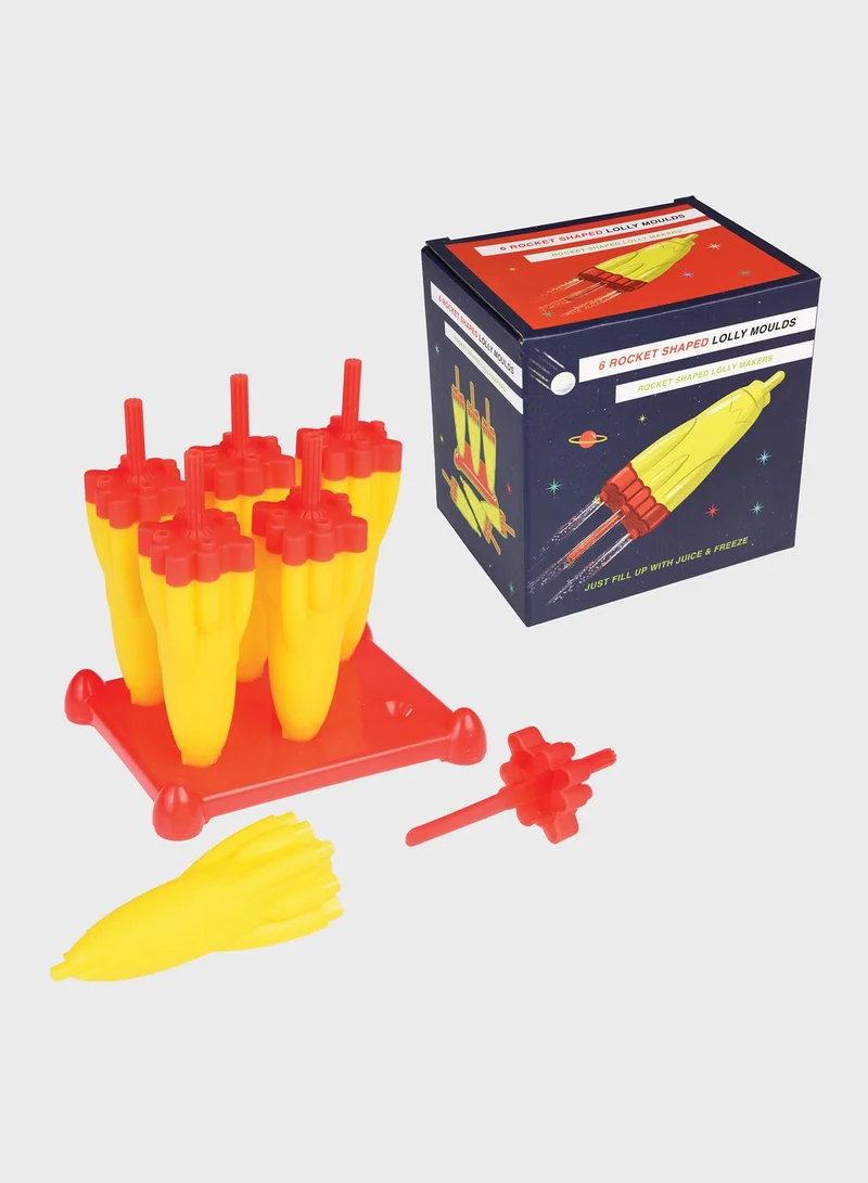 Rex London Space Age Rocket Ice Lolly Moulds