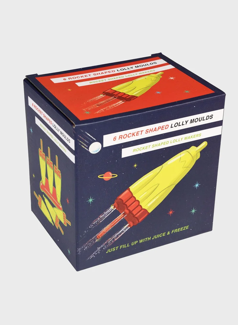 Rex London Space Age Rocket Ice Lolly Moulds