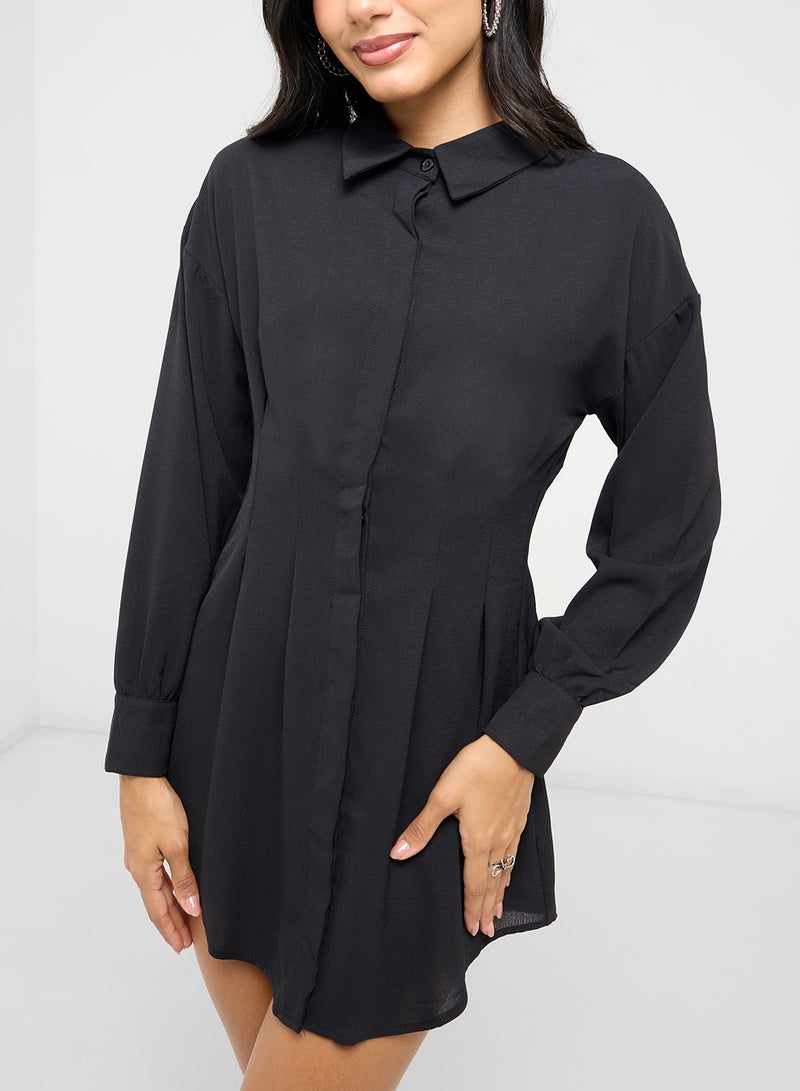 Ginger Classic Shirt Mini Dress  - Image 3