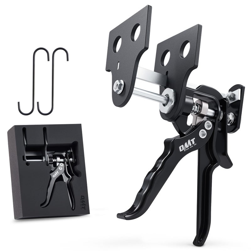 Orion Motor Tech Single Dual Quad Piston Brake Caliper Compressor, Brake Piston Compressor Tool Set for Brake Pad Replacement, Disc Brake Caliper Tool Compatible with Most Cars & Trucks, Black - Image 1