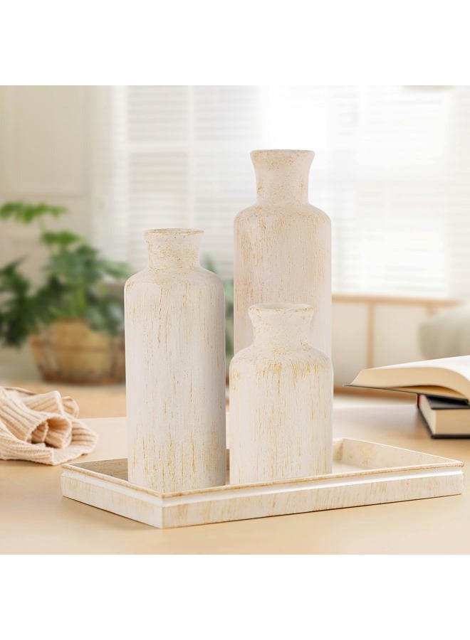 Creative Scents Rustic Luxe Set of 3 Vases - Image 5