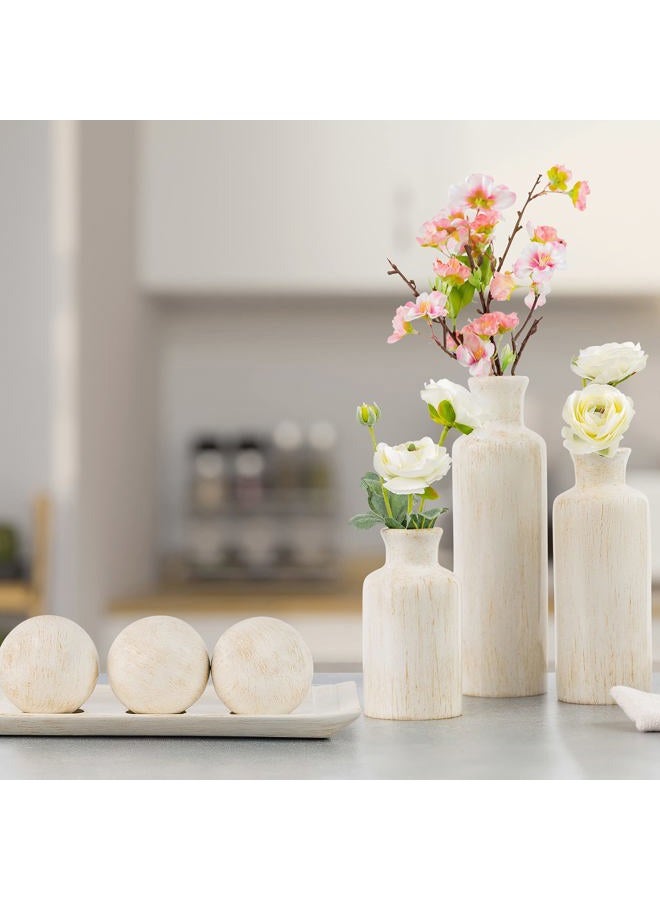 Creative Scents Rustic Luxe Set of 3 Vases - Image 4