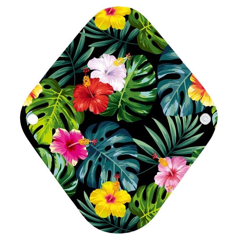 MissC2C 10 Pcs Reusable Menstrual Pad Set Including 1Pc Mini Wet Bag + 9Pcs Light Flow Daily Use Waterproof Mama Cloth Sanitary Napkin Pads Menstrual Pads (Panty Set, Panty Liner Bamboo Charcoal) - Image 5