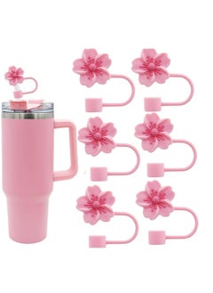 Arabest 6Stanley straw caps, reusable dustproof silicone straw caps suitable for Stanley cups  - Image 1