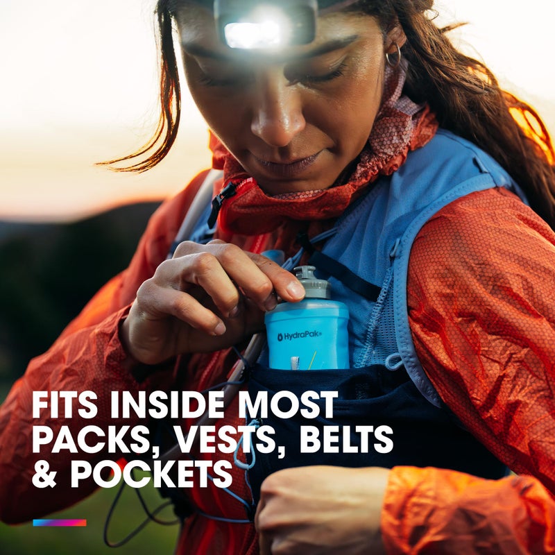 HydraPak SoftFlask 150ml 2-Pack - Collapsible Nutrition Flask - BPA Free, Easy Open Gel Nozzle, Foldable, Lightweight - Image 5