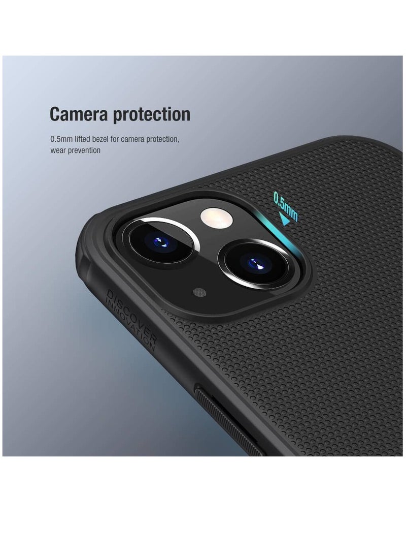 Nillkin Super Frosted Shield Pro Magnetic Magsafe Back Case Cover For iPhone 15 Plus 6.7 Inch Black  - Image 3
