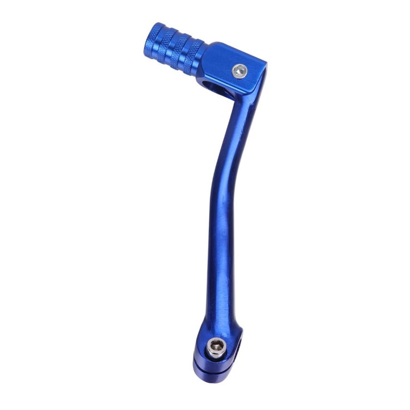 Motorcycle Folding Shift Lever CNC Aluminum Blue For Dirt Bike ATV Offroad Riding - Image 1