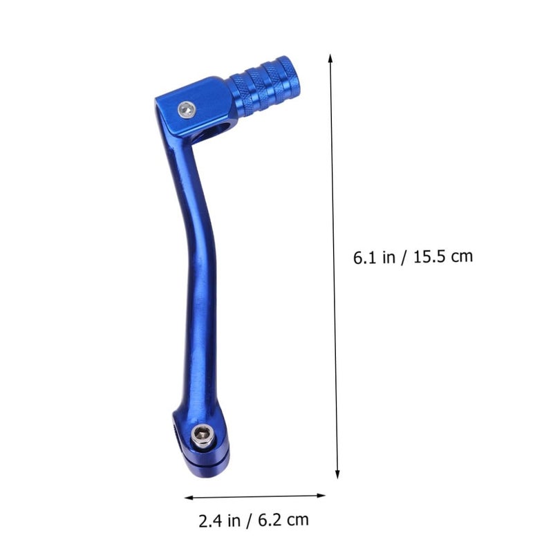 Motorcycle Folding Shift Lever CNC Aluminum Blue For Dirt Bike ATV Offroad Riding - Image 2