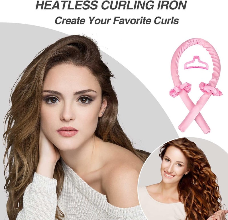 ALKAYAN Heatless Curling Rod Headband, Heatless Hair Curler Set Heatless Curlers for ... - Image 3