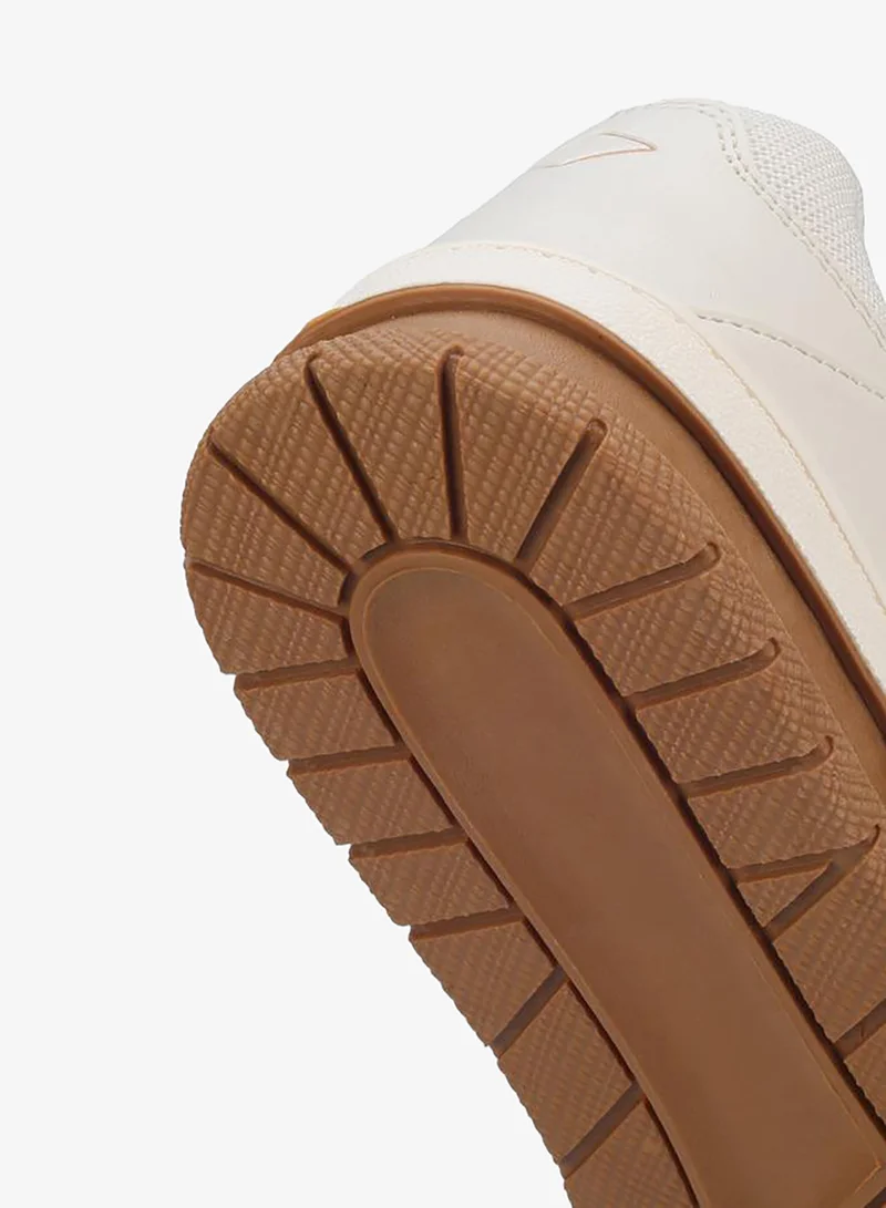 Lee Cooper BEIGE Men Lace-Up Ankle Sneakers for Men | Best Price UAE