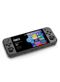 RG552 Handheld Android/Linux Dual System Game Console, High-Speed EMMC 5.1, Built-in 6400 mAh Battery, 5.36-inch Touch Screen (16+128GB, 21000+ Games, Black)