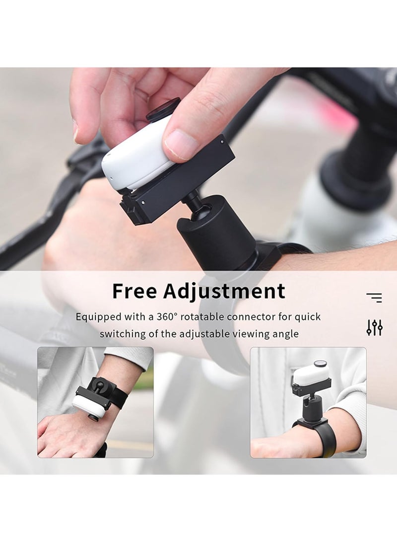 General Wrist Mount Bracket for Insta360 GO 3/GO 3S |Magnetic Quick Release Thumb Camera Mount |Silicone Wrist Strap for Vlogging, Cycling, Backpacking |Insta360 GO 3S Accessories  - Image 4