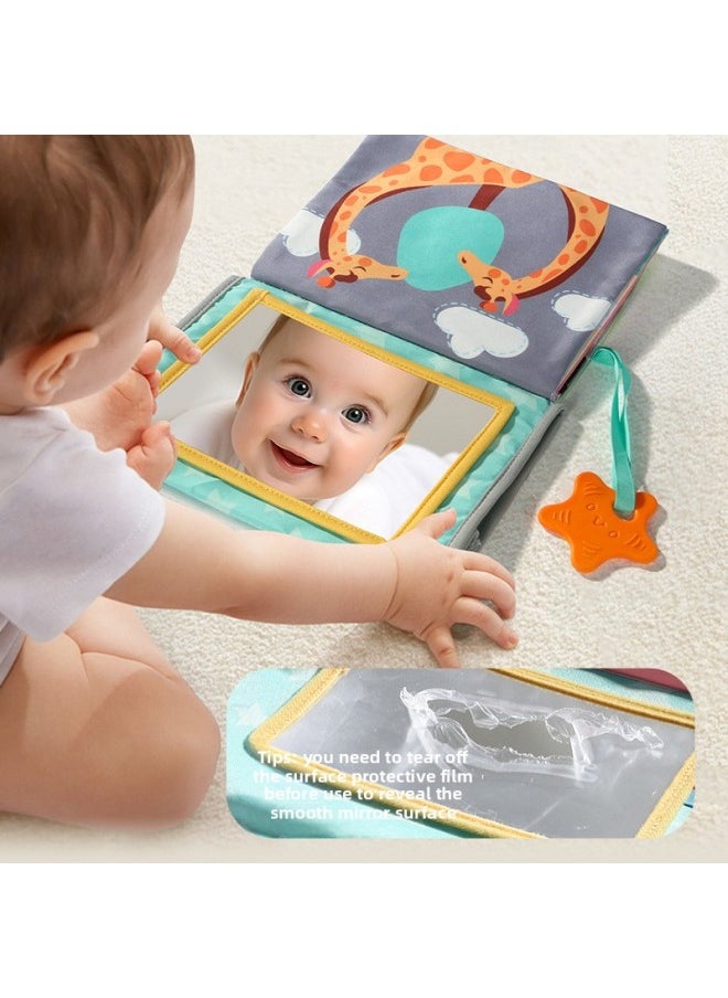 null - Baby Puzzle Early Education Can Chew Table Calendar Baby Cloth Book Head-up Training Cognitive Comfort Enlightenment Toy Cloth Book-Color:Desk Calendar Cloth Book-[black And White Color] (Packaging) - Image 1