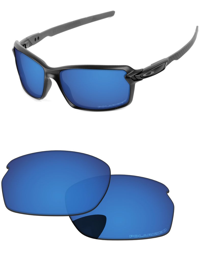 PapaViva Replacement Lenses for Oakley Carbon Shift OO9302 52mm Sunglass Deep Water Polarized