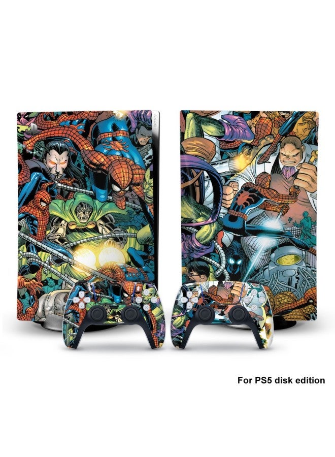 Ps5 Host Game Console Sticker Ps5 Pain Sticker Color Sticker Film Protective Film Optical Drive Version Of The Sticker Film-Color:PS5dg-0001 - Image 3