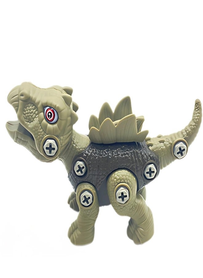 ThinkerPlace DIY Sliding Dinosaur Kit Stegosaurus | Learn About Dinosaurs | Take Apart Dinosaur Toys | Build, Play & Learn | STEM Educational Toy for Kids Age 4+ | Science & Learning Toy - Image 1