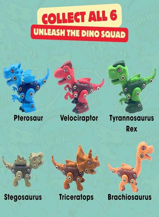 ThinkerPlace DIY Sliding Dinosaur Kit Stegosaurus | Learn About Dinosaurs | Take Apart Dinosaur Toys | Build, Play & Learn | STEM Educational Toy for Kids Age 4+ | Science & Learning Toy - Image 4