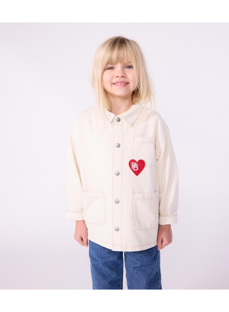 Petit Bateau Children's plain denim jacket - Image 5