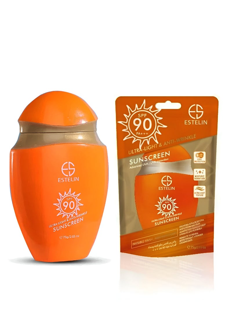 إستيلين واقي شمسي خفيف للغاية ومضاد للتجاعيد 75 جم