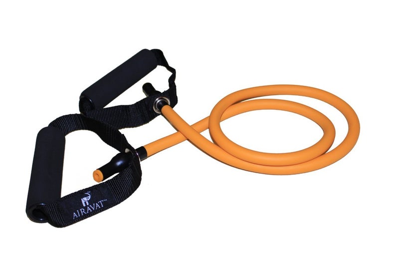 airavat Natural Latex Solid Resistance Tube (Orange) - Image 3