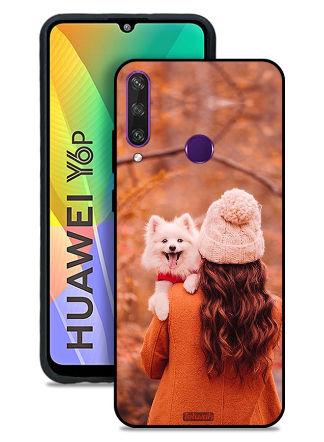 Tolwak Huawei Y6p Protective Case Cover Holding Puppy - Image 1