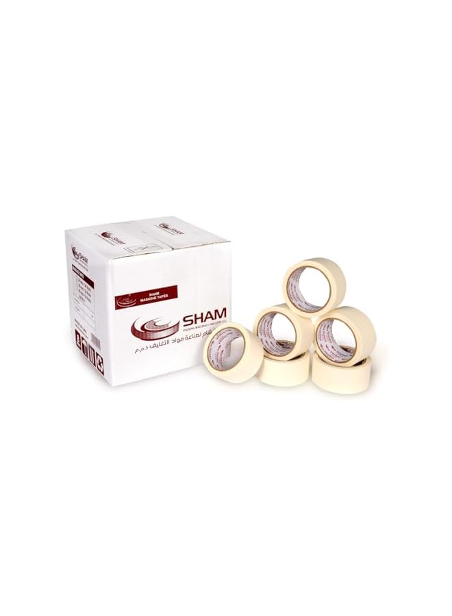 Sham Pack Sham Masking Tape, 15 yd x 1 inch, Pack of 3 Rolls - Image 2