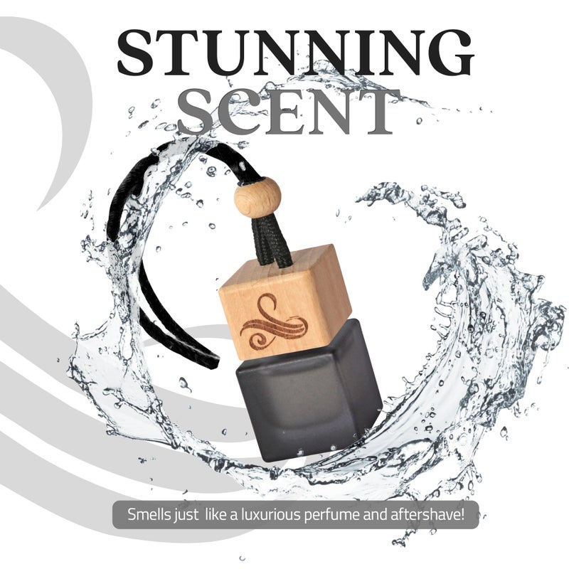 Perfa Greed Car Air Freshener for Men | Aventos Perfume Inspired Fragrances | Strong Car Freshener with Odour Eliminator Technology | Creed Air Freshener | Long Lasting Automotive Freshener by Perfa - Image 2