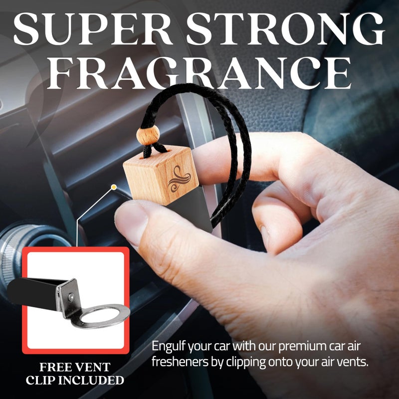 Perfa Greed Car Air Freshener for Men | Aventos Perfume Inspired Fragrances | Strong Car Freshener with Odour Eliminator Technology | Creed Air Freshener | Long Lasting Automotive Freshener by Perfa - Image 3
