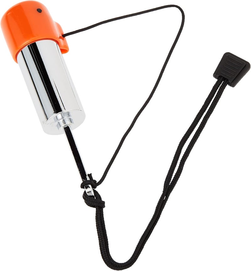 Scuba Choice Scuba Diving Safety Tank Rattle Stick Signal Bell, Orange â€“ Loud Underwater Sound, 4.75â€ Compact Design, Noise-Free Storage Cover, Ideal for Scuba & Snorkeling - Image 1