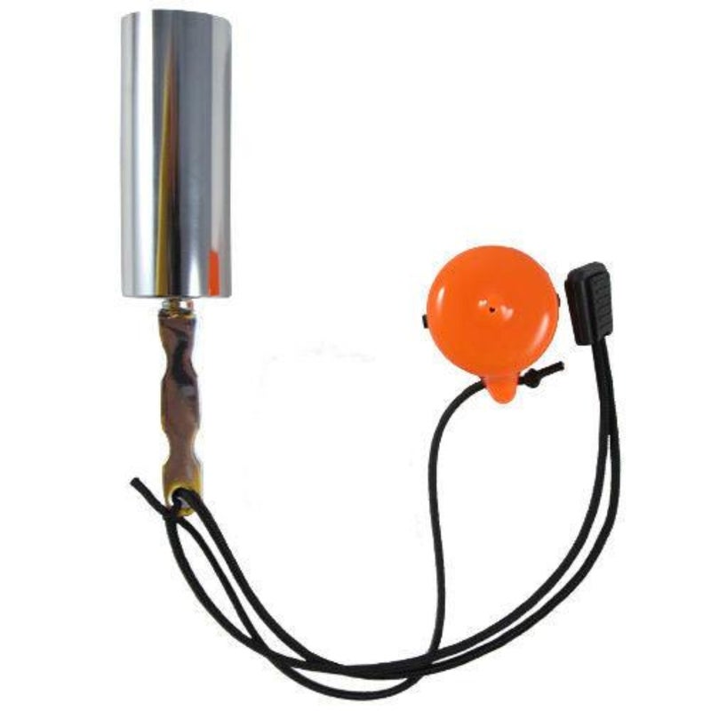 Scuba Choice Scuba Diving Safety Tank Rattle Stick Signal Bell, Orange â€“ Loud Underwater Sound, 4.75â€ Compact Design, Noise-Free Storage Cover, Ideal for Scuba & Snorkeling - Image 2