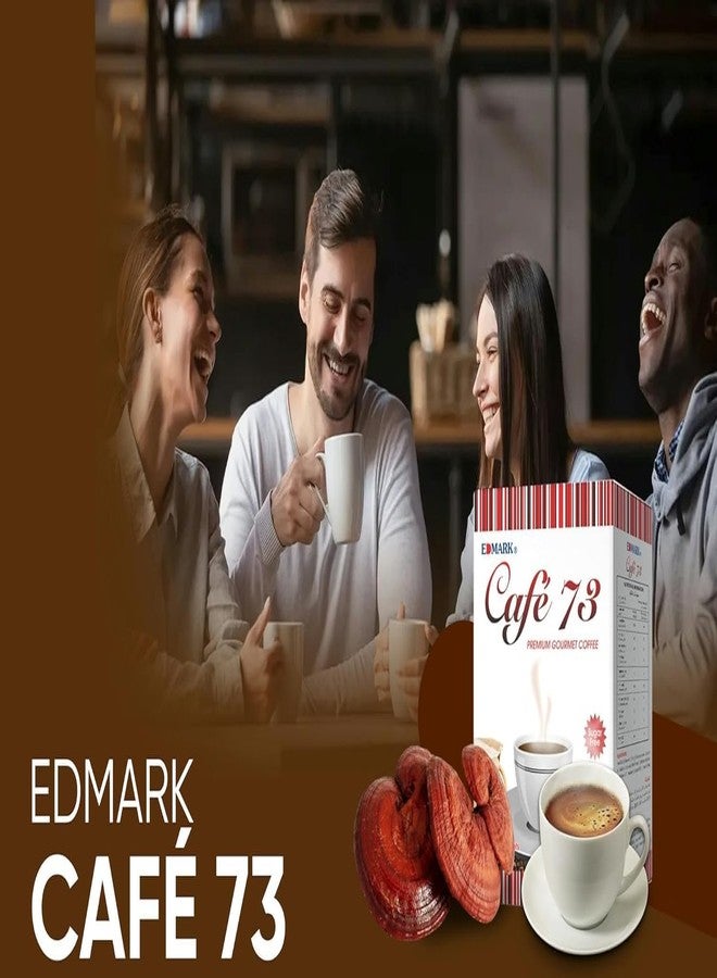 Edmark Sugar Free With Ganoderma Extract Coffee 73 Sachets Coffee, Arabica and Robusta Blend, Healthier Alternative, Light Brown, 12g × 20 - Image 5