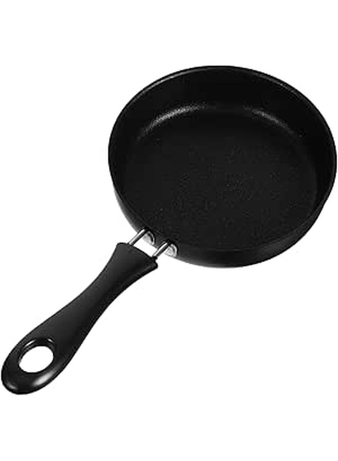 ibasenice Mini Non Stick Frying Pan Skillet With Handle Thickened Small Portable Breakfast Pancake Egg Pan For Induction And Gas Stove Black - Image 1
