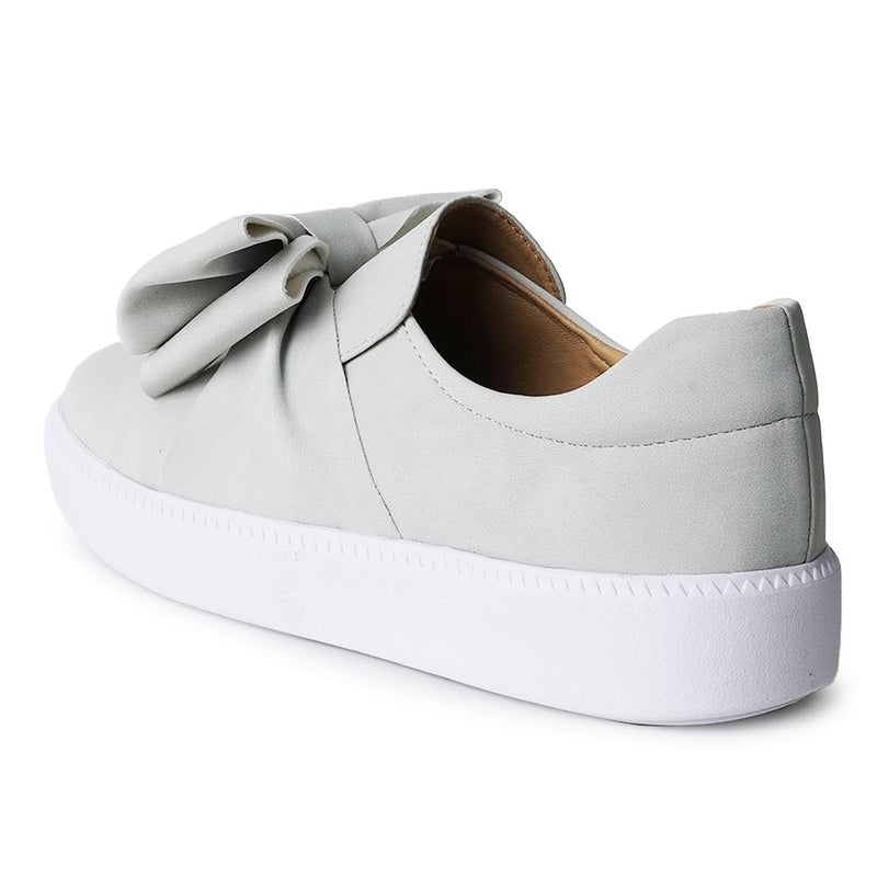 J. Adams Wally Platform Slip-On Shoes for Women â€“ Comfortable Sneakers with Bow - Image 5