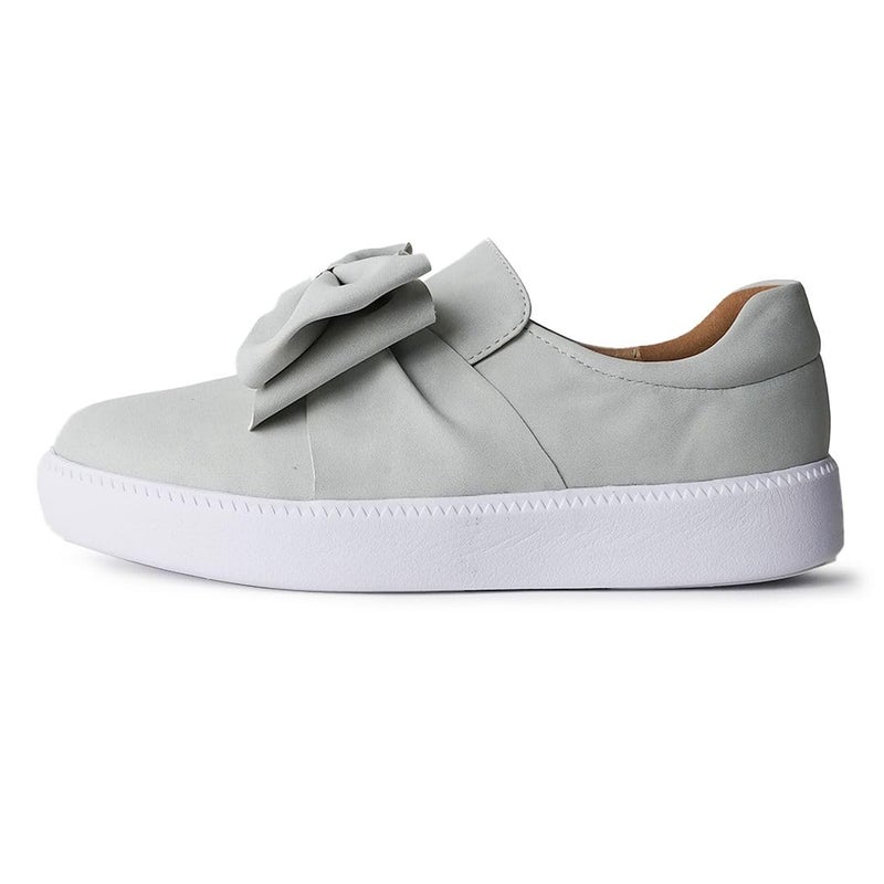 J. Adams Wally Platform Slip-On Shoes for Women â€“ Comfortable Sneakers with Bow - Image 3