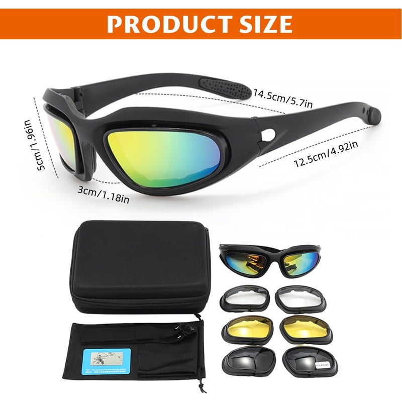 Proberos نظارات ركوب الدراجات النارية المت polarized للرجال والنساء، نظارات رياضية خارجية UV400، تصميم عدسات قابلة للتبديل، للجري، البيسبول، الجولف، القيادة - Image 2