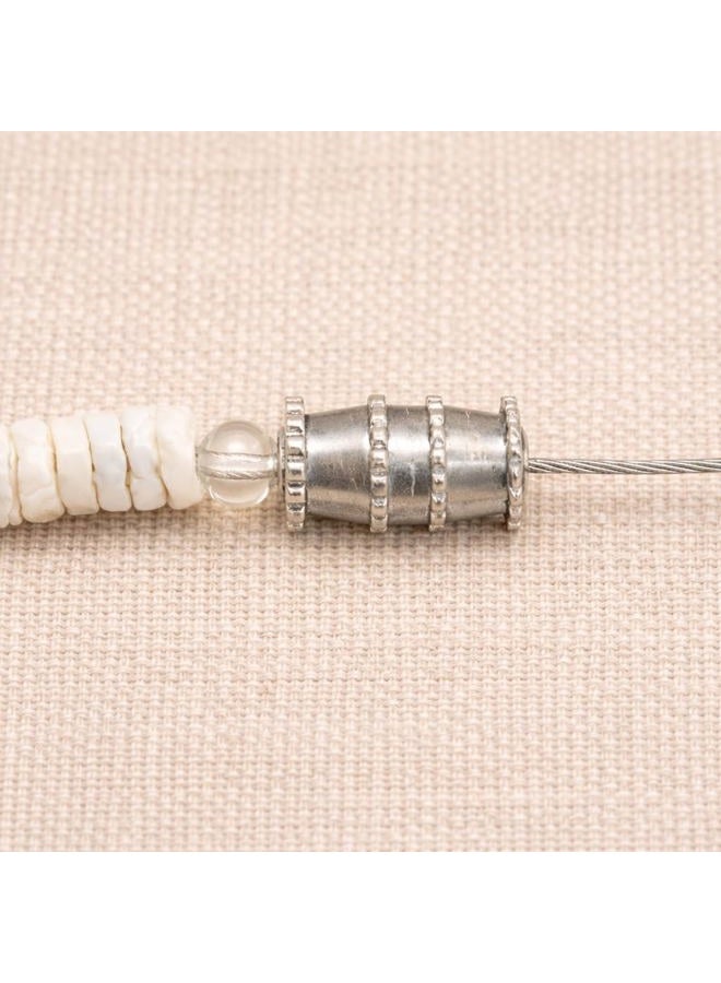 Native Treasure Mens and Womens Summer Beach Surfer Necklace From the Philippines, White Ark Shells with Black and Mixed Brown Coconut Beads, Mens Beach Necklace, 15 inch, Ark Shells, Coco Beads From - Image 5
