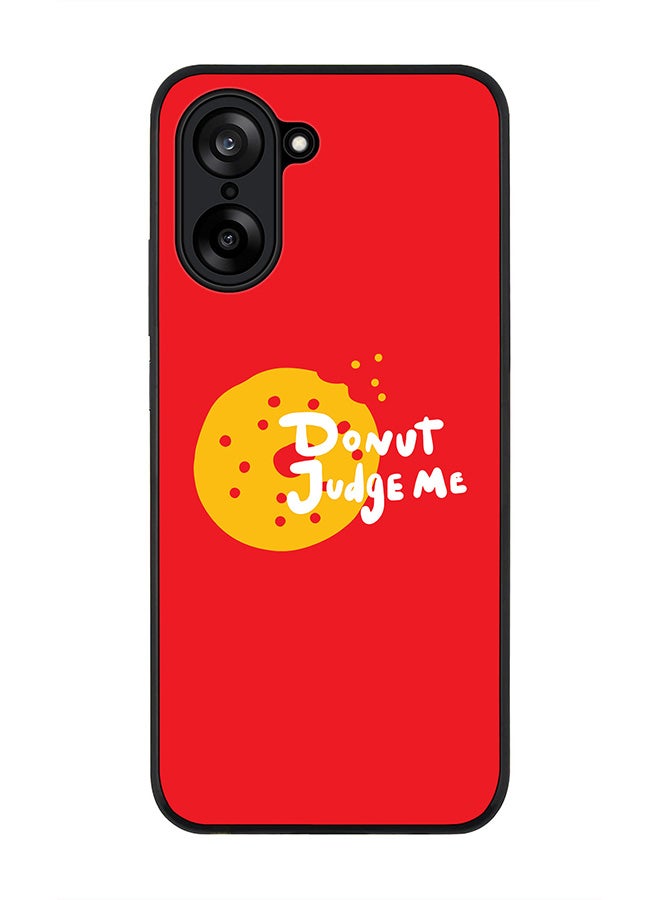 Stylizedd For OnePlus Nord CE5 / Ace 5 Racing Case,Slim fit Camera Protection, Shockproof Thin Phone cover  - Donut judge me