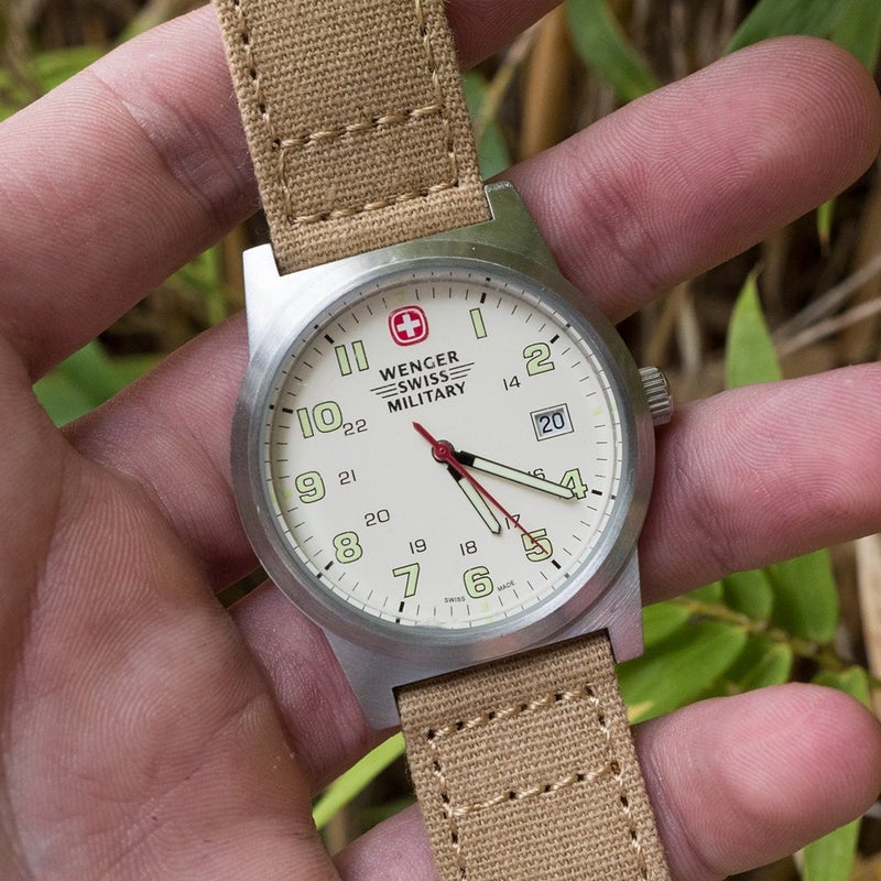 BARTON WATCH BANDS Quick Release Canvas Watch Band Straps, Khaki Tan, 22mm - Image 5