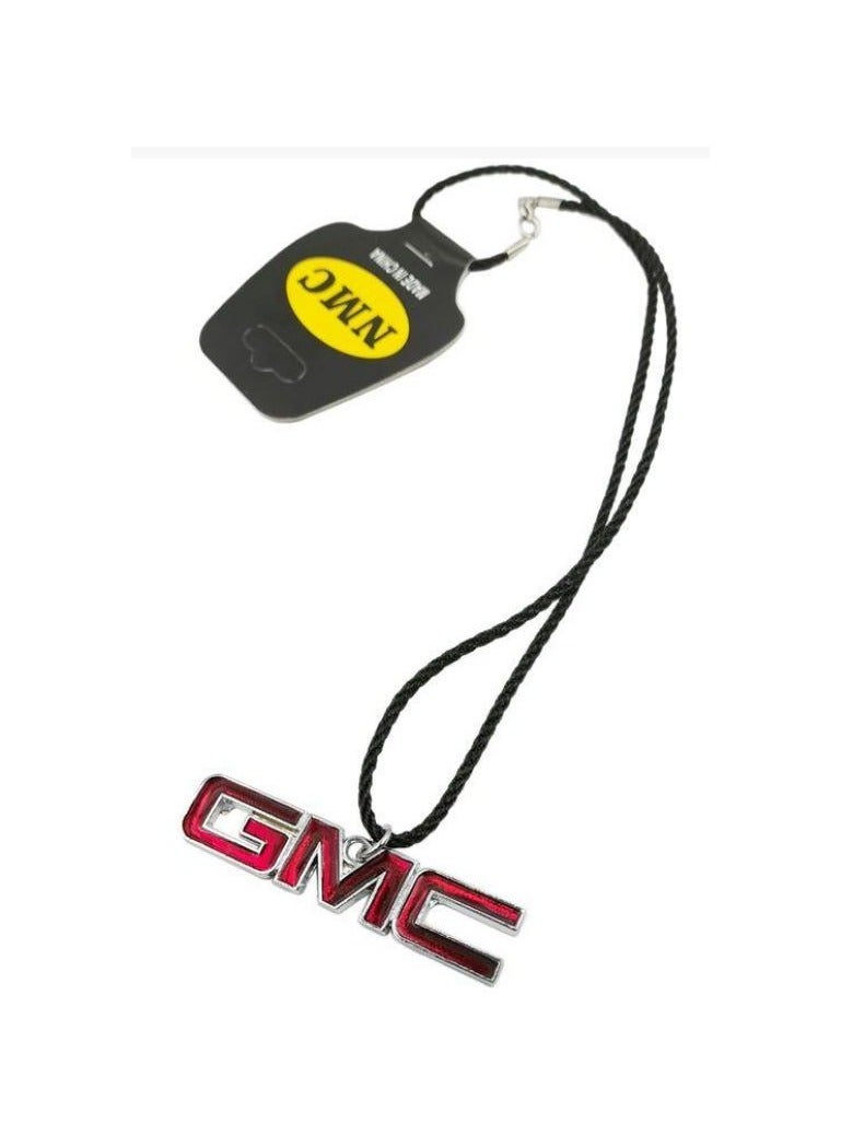 جي ام سي تعليقة قلادة زخرفة معدنية سلسلة شعار جي إم سي - Image 1