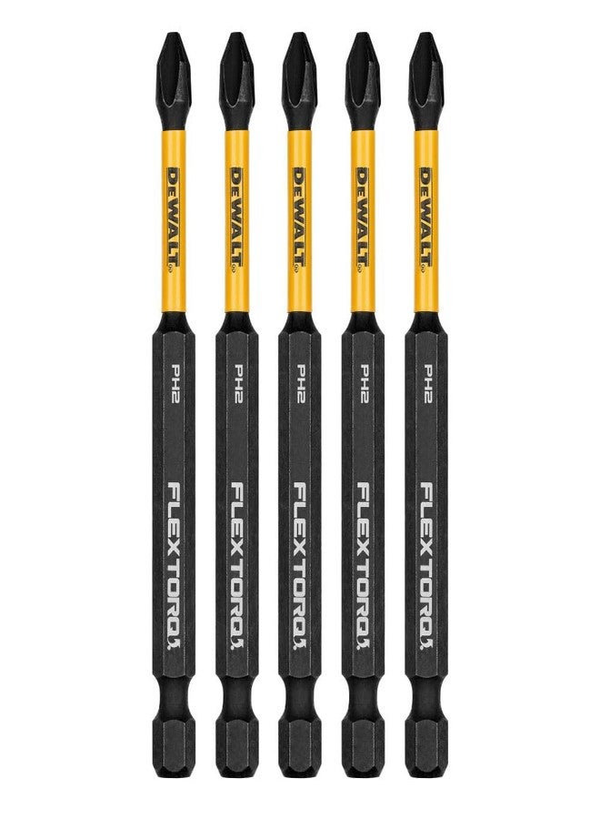 DEWALT ACCESSORIES DWA3PH2IR5 3.5" Impact #2 Phil Bit, 5 Piece (1 Pack) - Image 4
