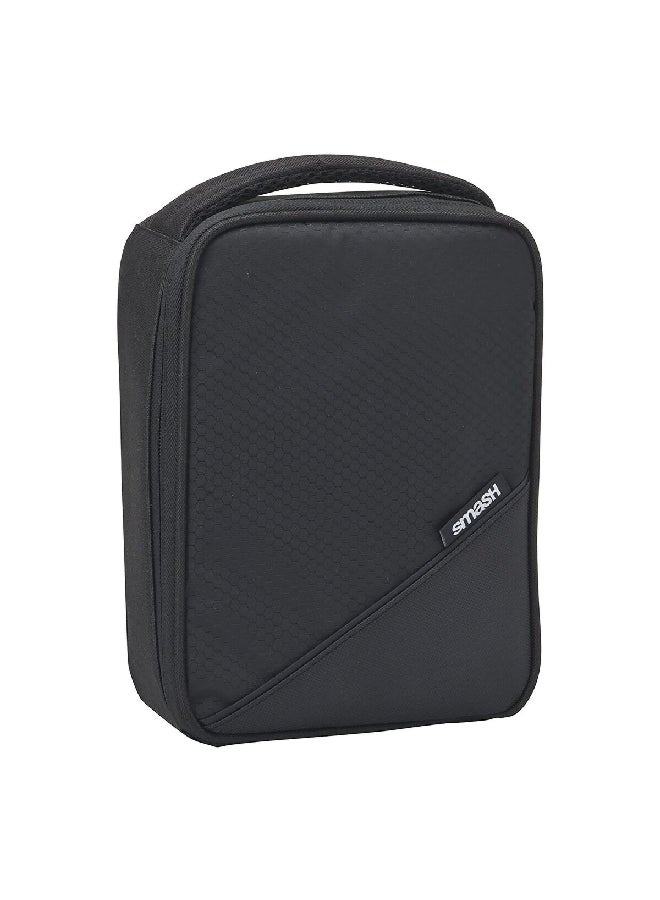 smash Basic Case Zipper Closure Lightweight Insulated Durable Lunch Bag Black 27.8 x 20.4 x 10 cm 20882 - Image 1