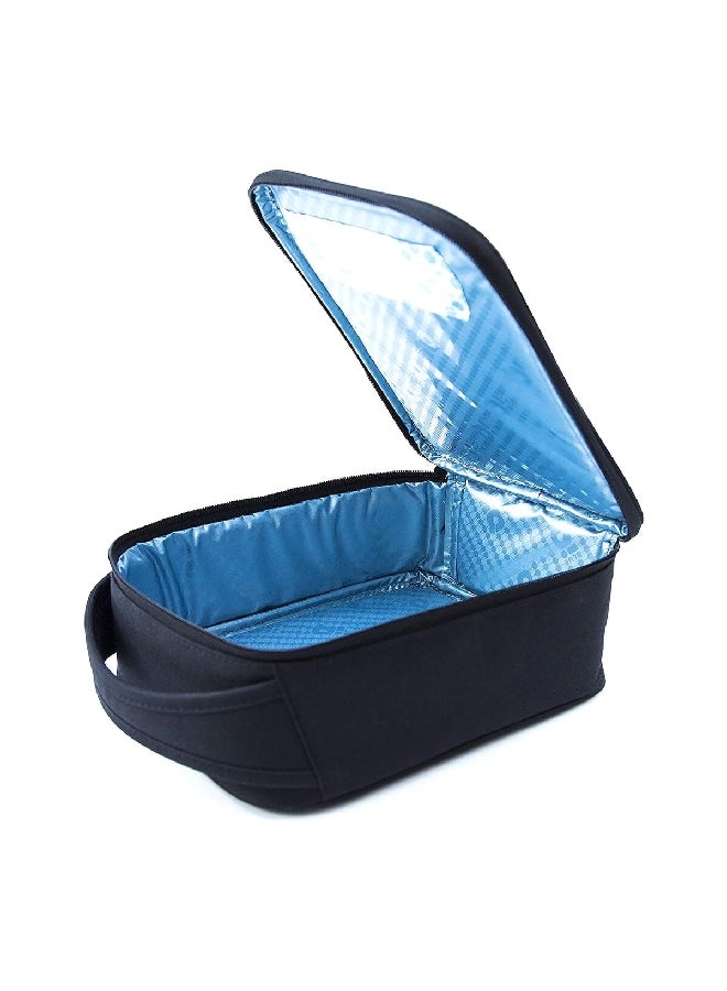 smash Basic Case Zipper Closure Lightweight Insulated Durable Lunch Bag Black 27.8 x 20.4 x 10 cm 20882 - Image 3