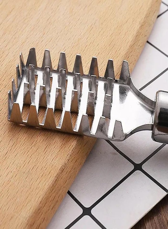 MeeTo Fish Scale Remover Scraper Stainless Steel Fish Peeling Scraper for Fish Skin Easy Fish Skin Scales Cleaning Kitchen Tool with Hanging Hook (Pack of 1) - Image 4