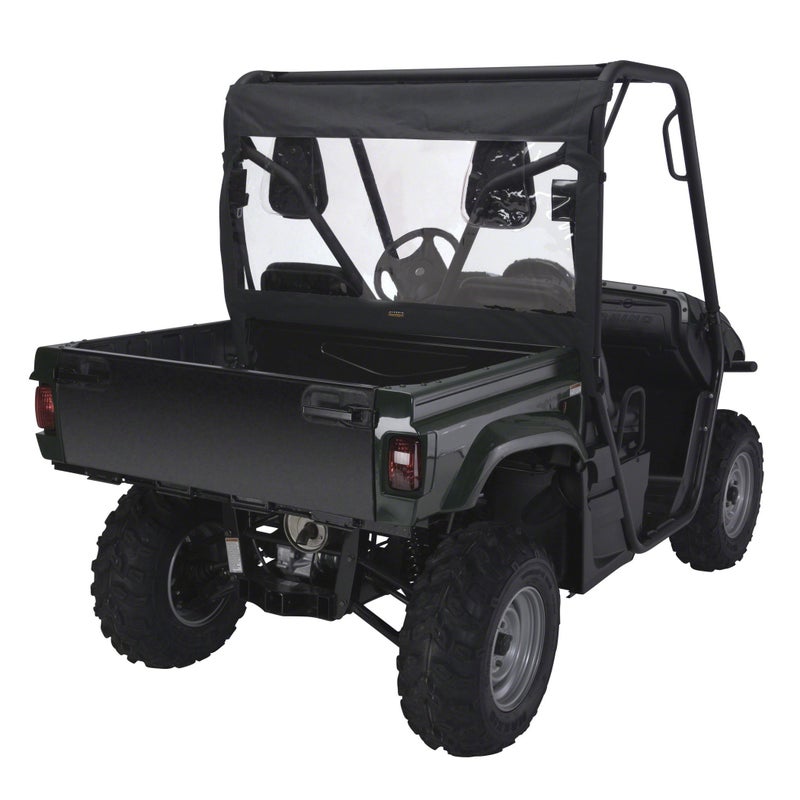 Classic Accessories QuadGear UTV Front/Rear Windshield, Fits Yamaha Rhino, Black - Image 5