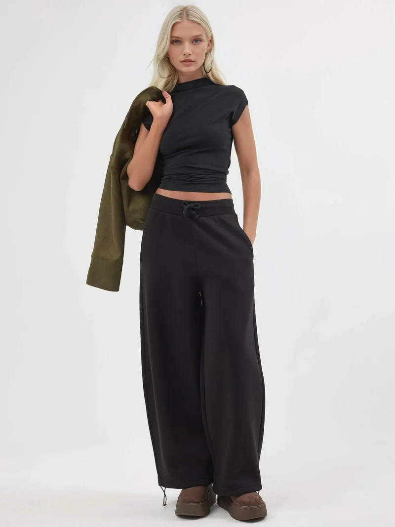 بوسيم BUSEM Women's Long Fleece Sweatpants